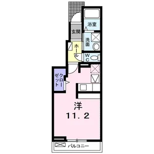 リアンⅠ【1階】の間取り