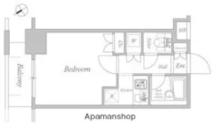 レジディア横濱関内【7階】の間取り