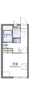レオパレスミヤコ【2階】の間取り