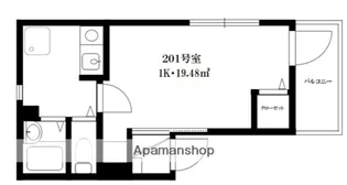 リーヴェルポート横浜南太田【2階】の間取り