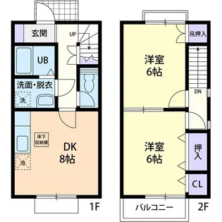 プラムヒル A【108号室】の間取り