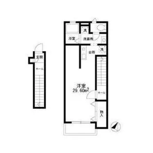 シャルム大森【2階】の間取り
