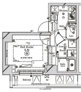 ラフィスタ西横浜【2階】の間取り