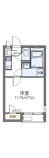 レオネクストコンフォート汐入Ⅱ【1階】の間取り
