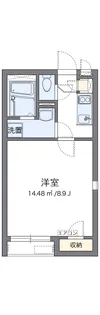 レオネクストクレールウィン【1階】の間取り
