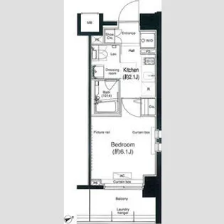 プラウドフラット鶴見Ⅱ【4階】の間取り