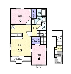 コリーヌヴィラA【2階】の間取り