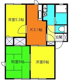パインスクエア【1階】の間取り