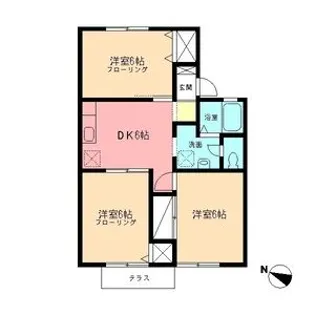 ロイヤルパレス【1階】の間取り