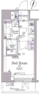 ヴォーガコルテ横濱吉野町【4階】の間取り