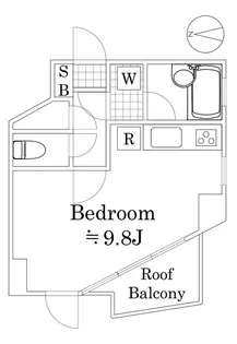 ライフレビュー多摩川【7階】の間取り