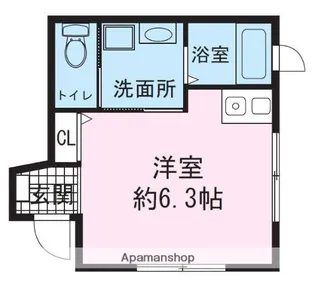 アヴァンテ武蔵小杉【1階】の間取り