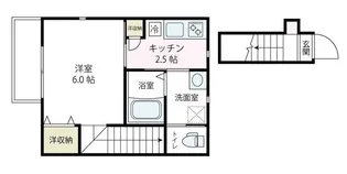 ハレマハナ【201号室号室】の間取り