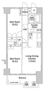 PATH横浜新子安【7階】の間取り
