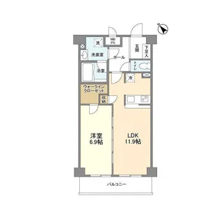 サンハイム戸塚【3階】の間取り