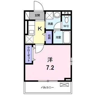 グランヴィア城北【2階】の間取り