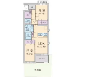 アルフィーネ【1階】の間取り