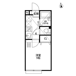 オークレジデンス【1階】の間取り