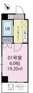 ベルビー川崎【7階】の間取り