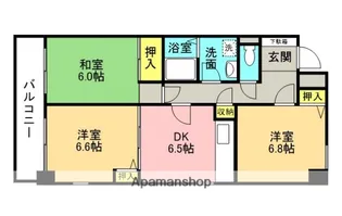 エルメゾン【3階】の間取り