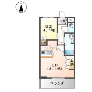 エルマルム【2階】の間取り