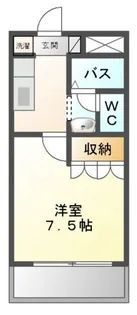 シャン・デ・フルール【3階】の間取り