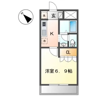 エンジョイライフ【2階】の間取り
