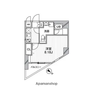 ルクレ西馬込【2階】の間取り
