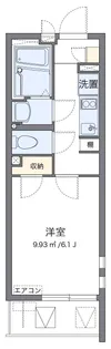 クレイノアドバンス川崎【3階】の間取り
