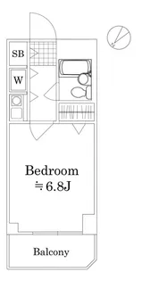 ナイスアーバン鶴見中央【6階】の間取り