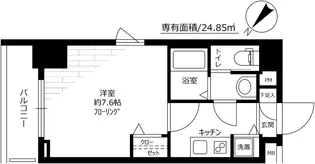 グランド・ガーラ横濱万世町【3階】の間取り