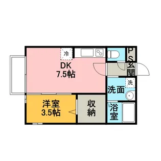 グランドソレイユ【1階】の間取り