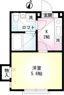 ソレイユ追浜【2階】の間取り