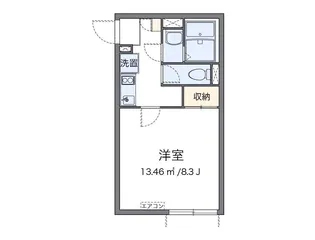 クレイノプランドール【1階】の間取り