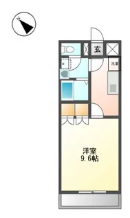 ヤマリハウス コヤマ【1階】の間取り
