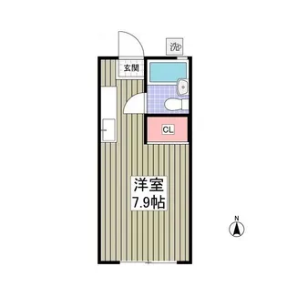 ボートハウス【101号室】の間取り