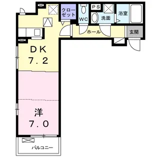 アムール【1階】の間取り