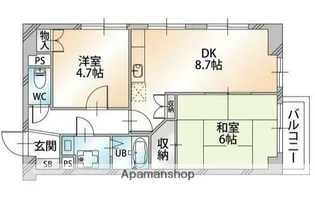 第2八千代ビル【2階】の間取り