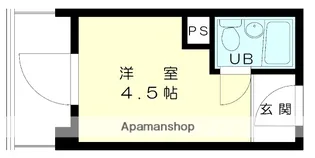 ロイヤル石川町【8階】の間取り