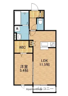 神奈川県横浜市港北区大曽根3丁目【アパート】の間取り