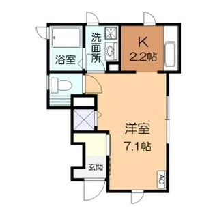 Uハイツ【1階】の間取り