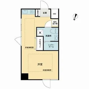 ライオンズマンション鎌倉由比ガ浜【4階】の間取り