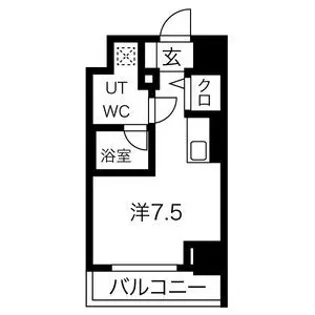 クラリッサ川崎グランデ【7階】の間取り