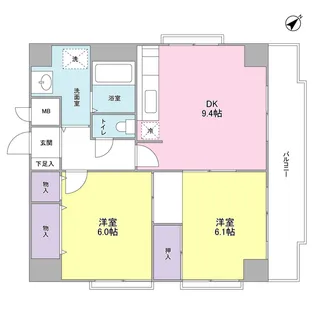 遠山ビル【5階】の間取り