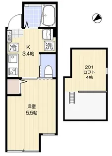 メローペ【2階】の間取り