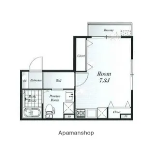 神奈川県川崎市川崎区中島1丁目【マンション】の間取り