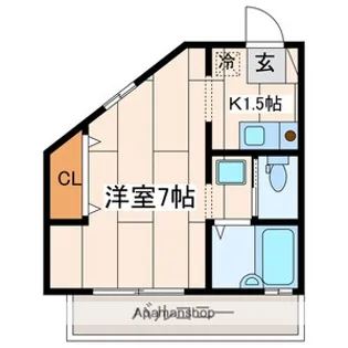 パレス菊名【2階】の間取り