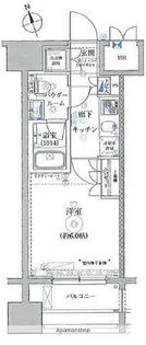 神奈川県川崎市川崎区堀之内町【マンション】の間取り