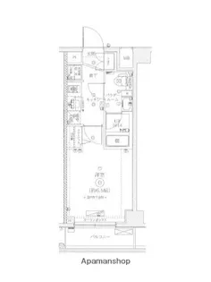 SQUARECITYYOKOHAMATSURUMI【1階】の間取り