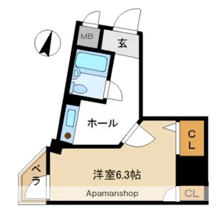 神奈川県横浜市緑区鴨居1丁目【マンション】の間取り